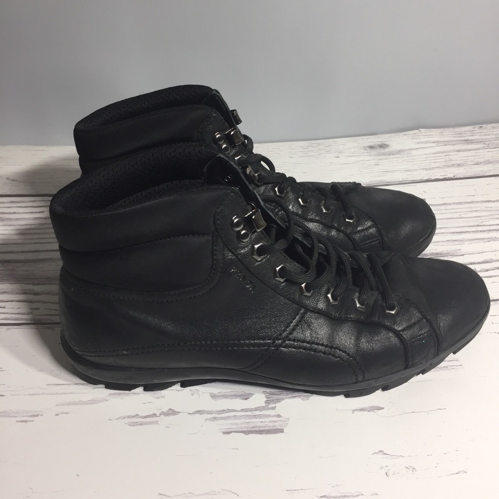 Prada men’s sports ankle boots